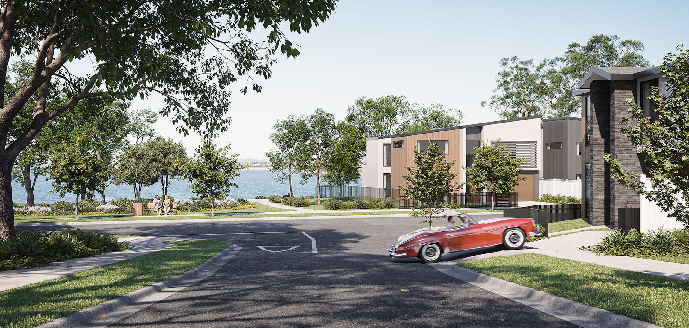 Architectural rendering of Scott Point Marina